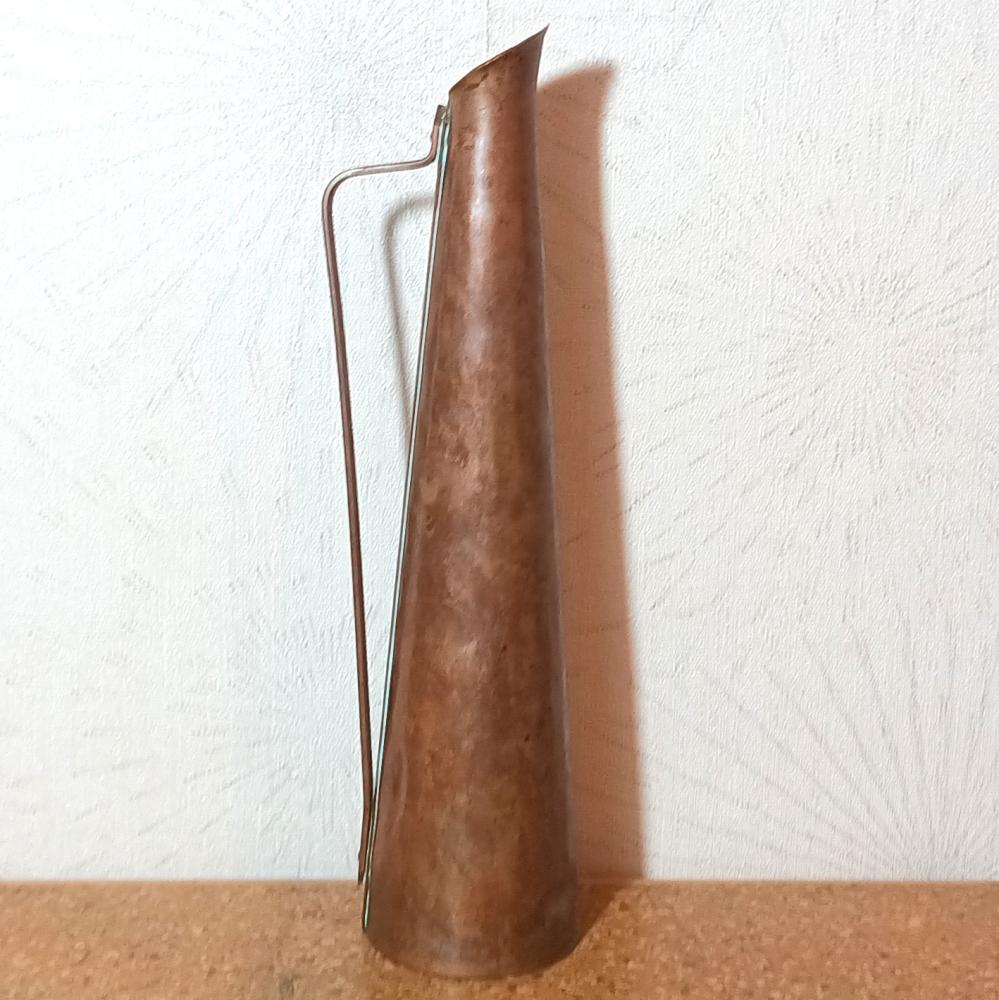 Einzelvase Hankelvase aus Kupfer 23cm